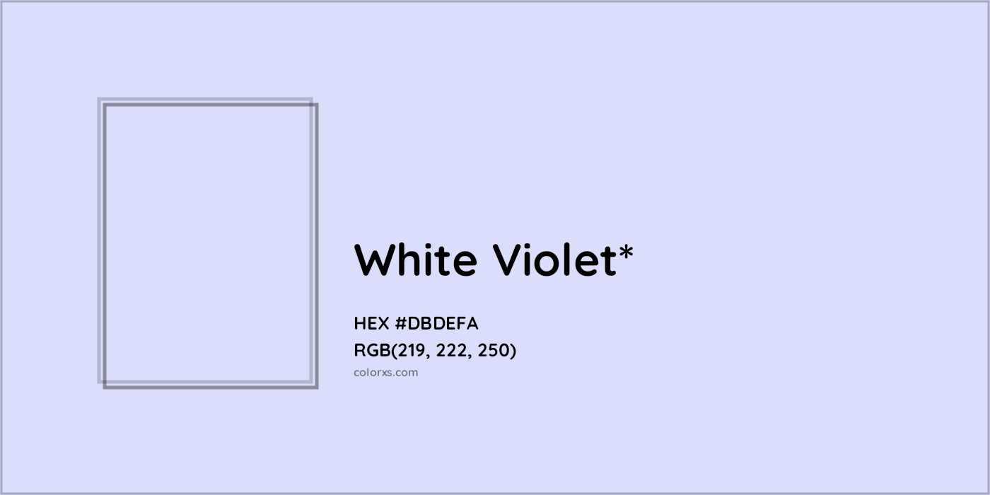 HEX #DBDEFA Color Name, Color Code, Palettes, Similar Paints, Images
