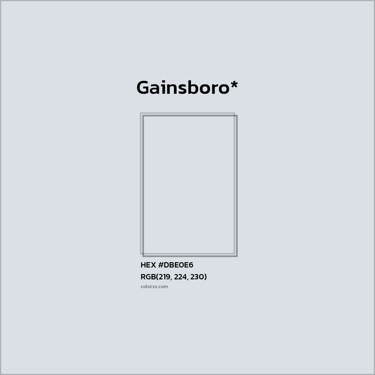 HEX #DBE0E6 Color Name, Color Code, Palettes, Similar Paints, Images