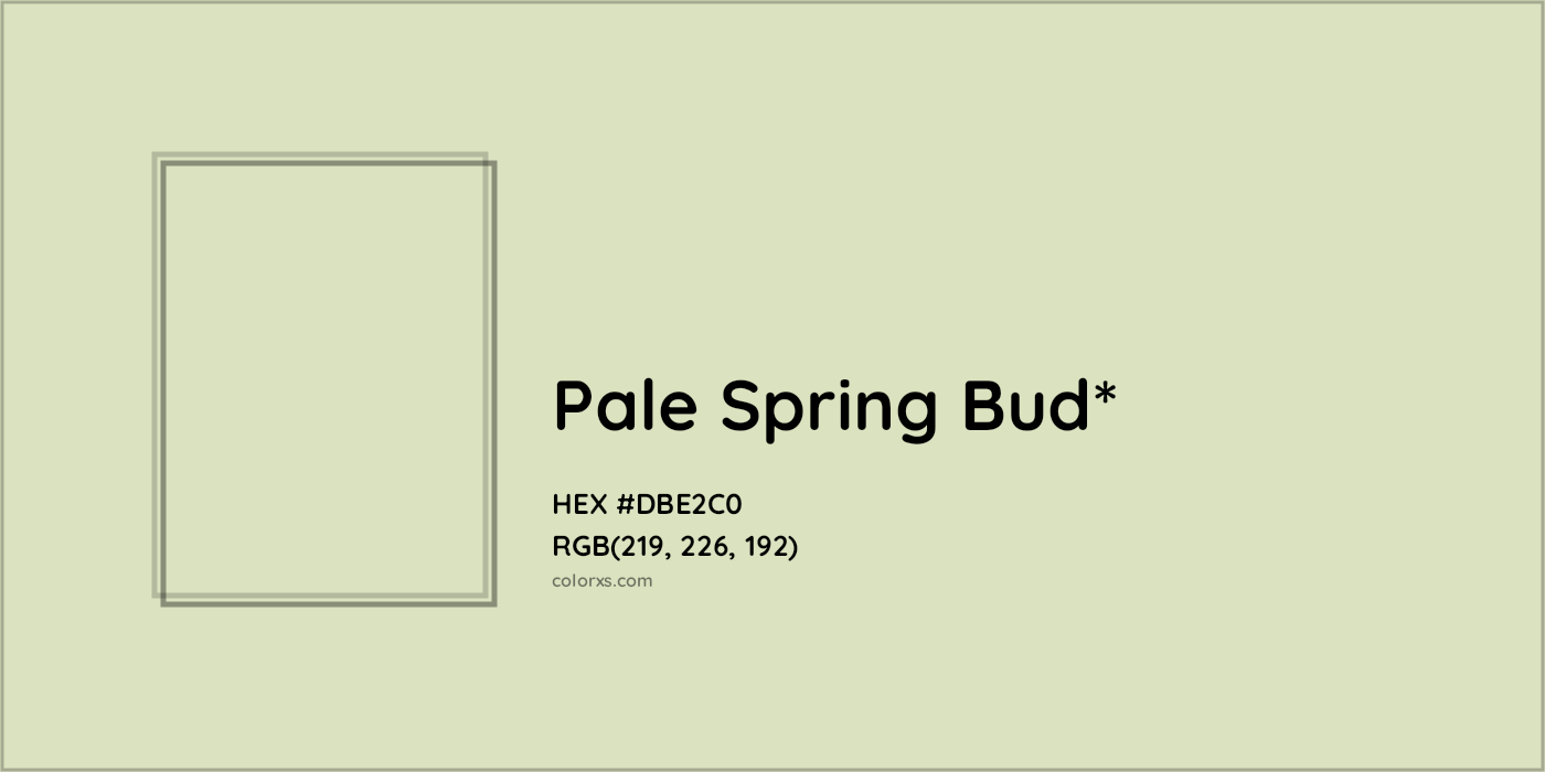 HEX #DBE2C0 Color Name, Color Code, Palettes, Similar Paints, Images