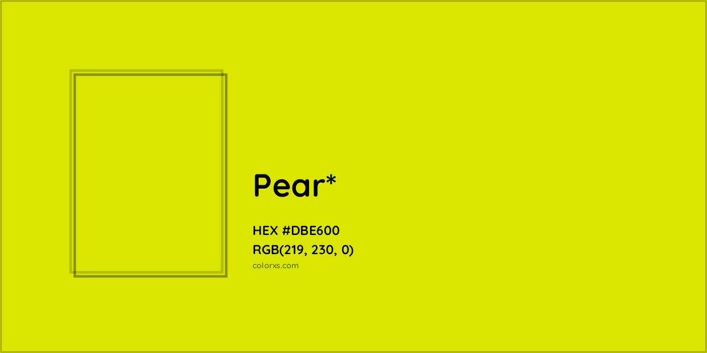 HEX #DBE600 Color Name, Color Code, Palettes, Similar Paints, Images