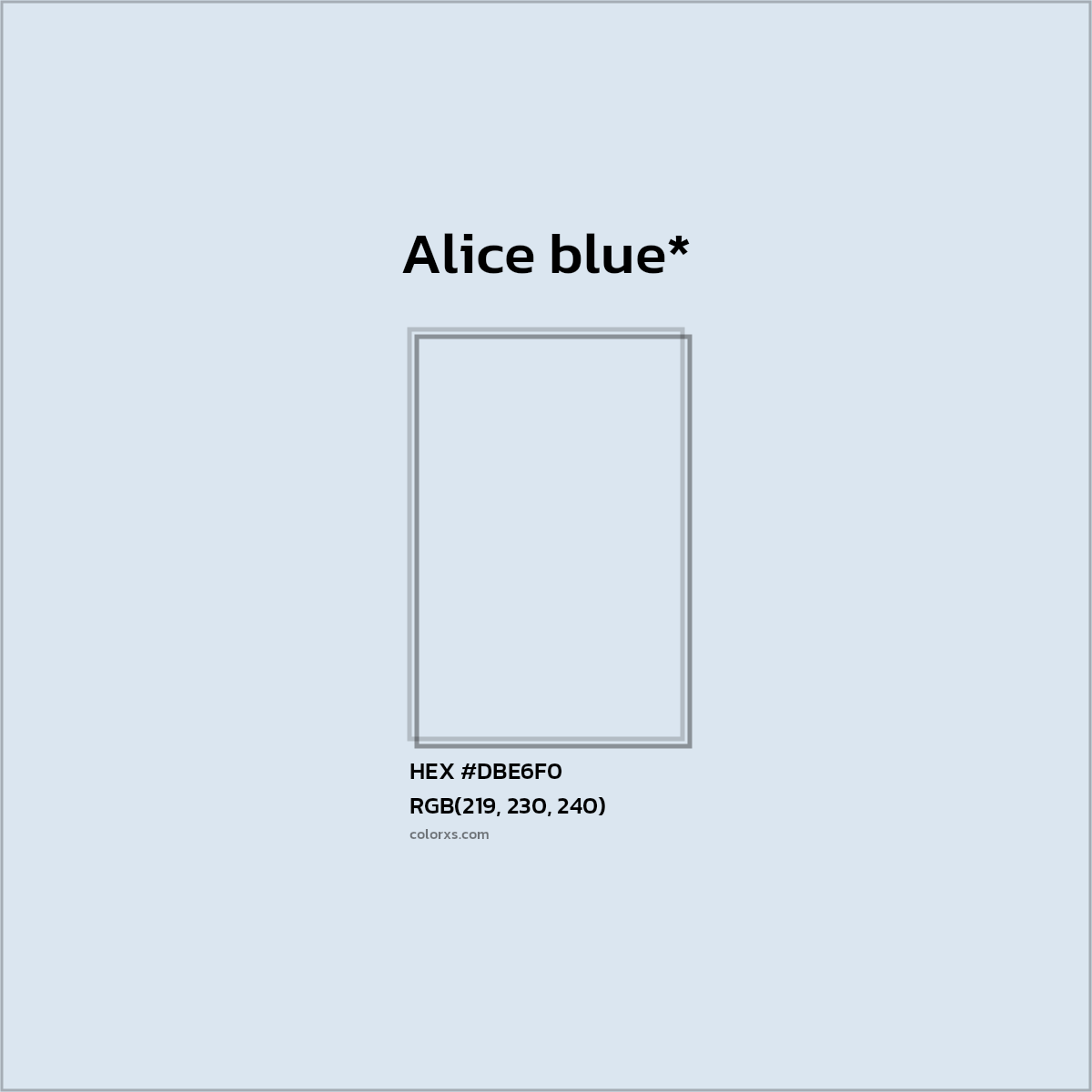 HEX #DBE6F0 Color Name, Color Code, Palettes, Similar Paints, Images