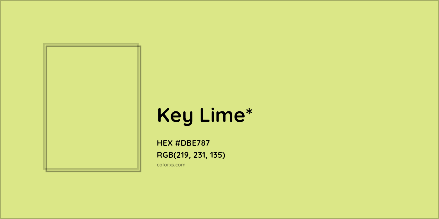 HEX #DBE787 Color Name, Color Code, Palettes, Similar Paints, Images