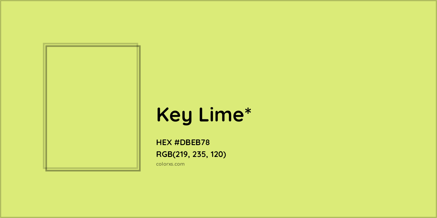 HEX #DBEB78 Color Name, Color Code, Palettes, Similar Paints, Images