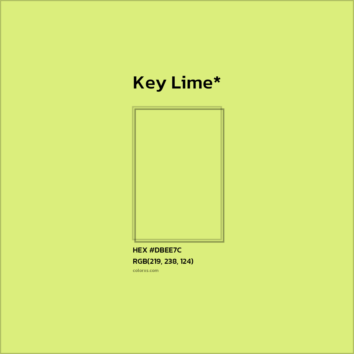 HEX #DBEE7C Color Name, Color Code, Palettes, Similar Paints, Images