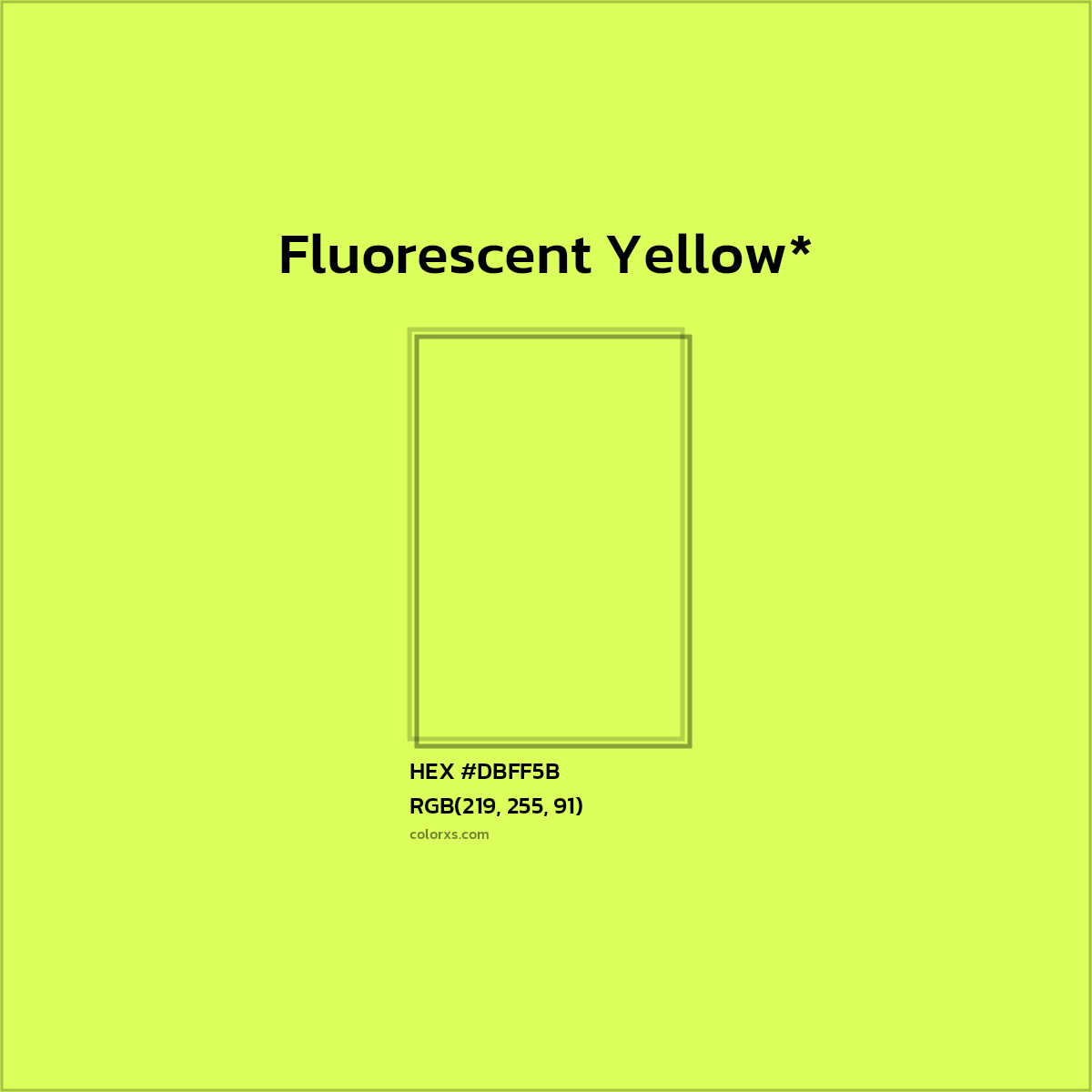 HEX #DBFF5B Color Name, Color Code, Palettes, Similar Paints, Images