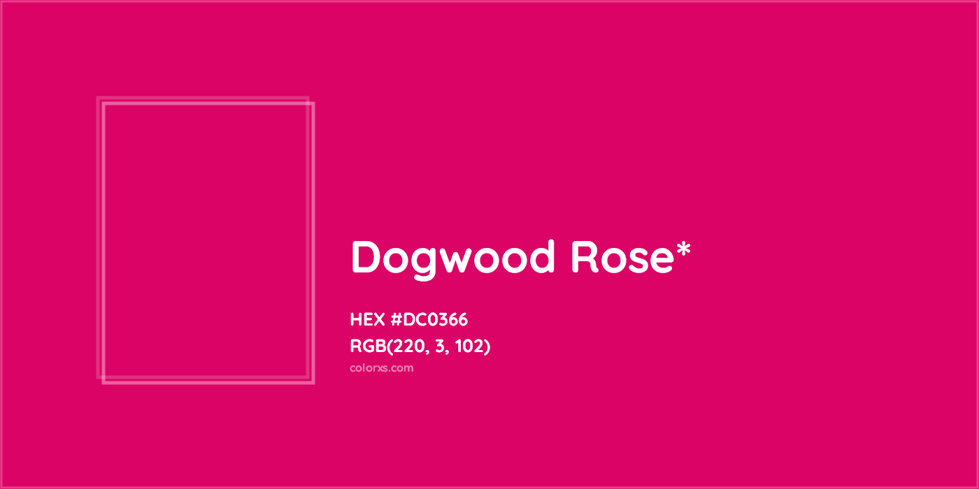 HEX #DC0366 Color Name, Color Code, Palettes, Similar Paints, Images