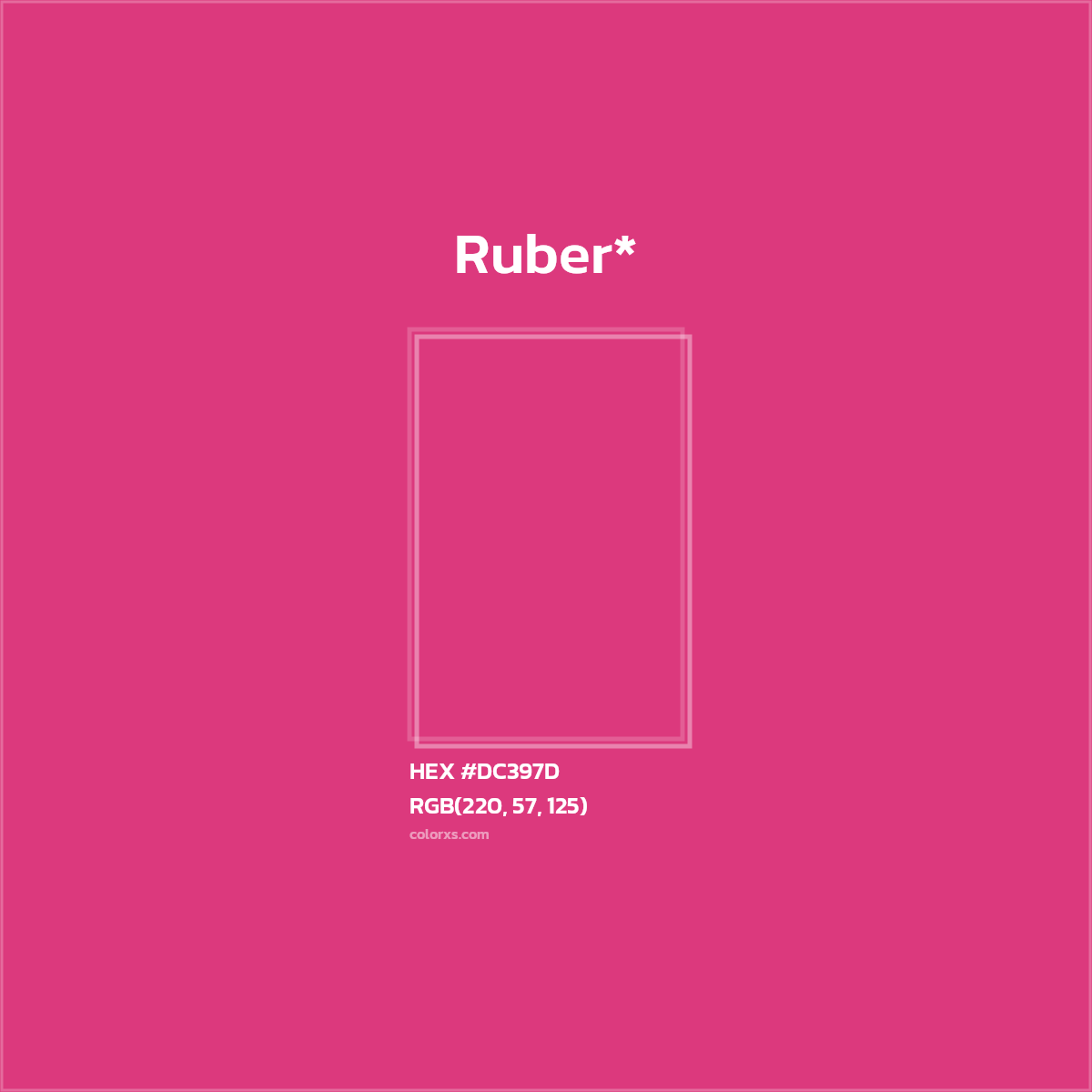 HEX #DC397D Color Name, Color Code, Palettes, Similar Paints, Images