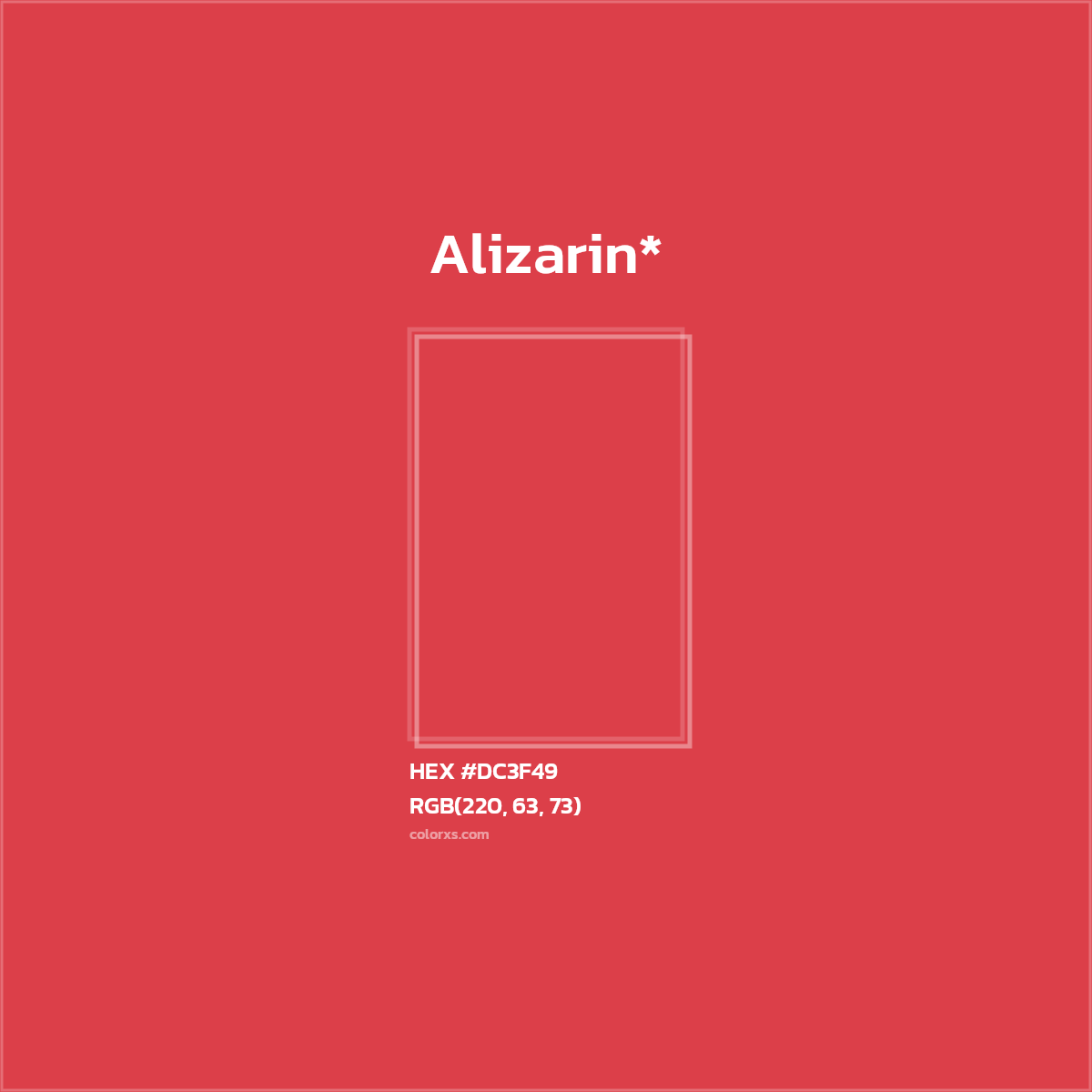 HEX #DC3F49 Color Name, Color Code, Palettes, Similar Paints, Images