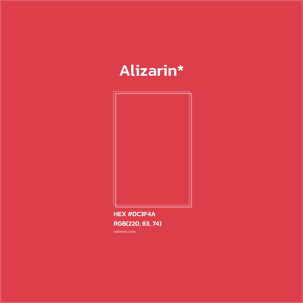 HEX #DC3F4A Color Name, Color Code, Palettes, Similar Paints, Images