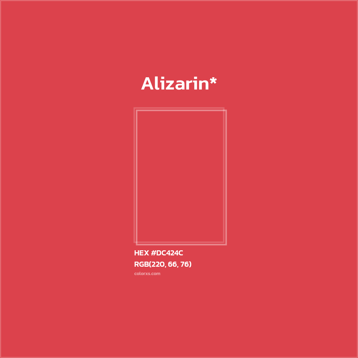HEX #DC424C Color Name, Color Code, Palettes, Similar Paints, Images