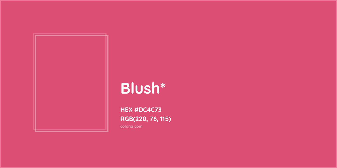 HEX #DC4C73 Color Name, Color Code, Palettes, Similar Paints, Images