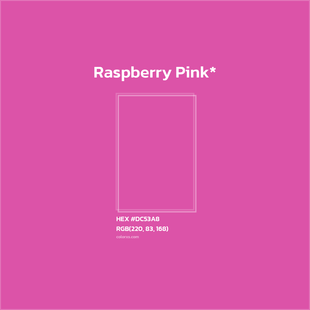 HEX #DC53A8 Color Name, Color Code, Palettes, Similar Paints, Images