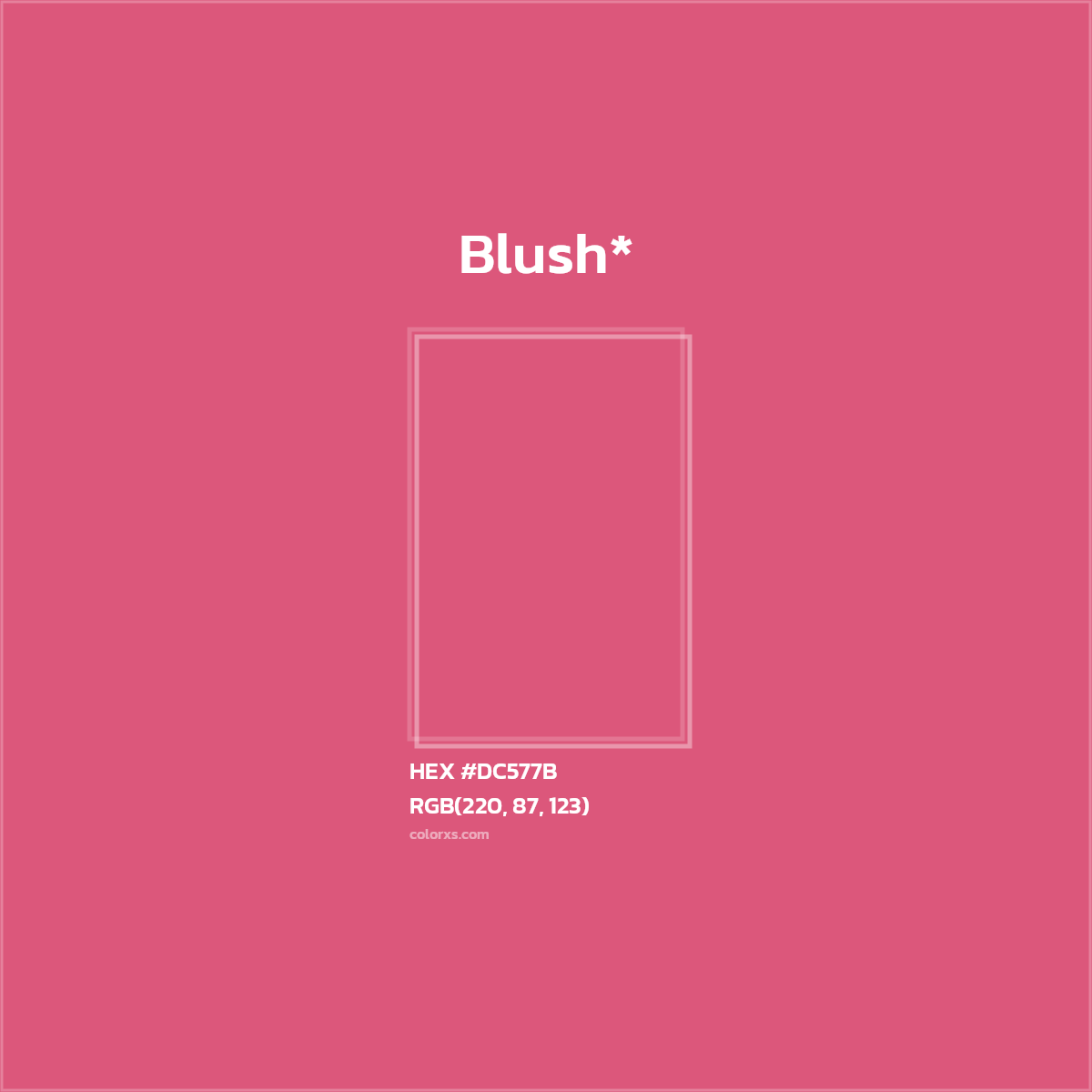 HEX #DC577B Color Name, Color Code, Palettes, Similar Paints, Images