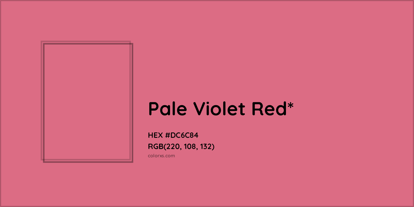 HEX #DC6C84 Color Name, Color Code, Palettes, Similar Paints, Images