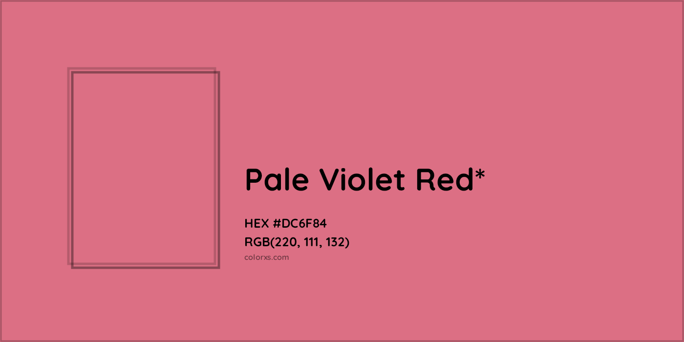HEX #DC6F84 Color Name, Color Code, Palettes, Similar Paints, Images