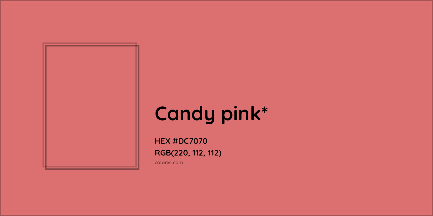 HEX #DC7070 Color Name, Color Code, Palettes, Similar Paints, Images