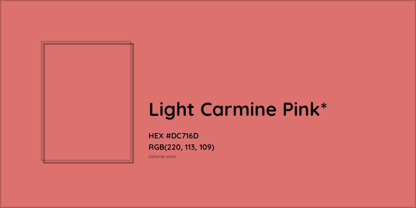 HEX #DC716D Color Name, Color Code, Palettes, Similar Paints, Images