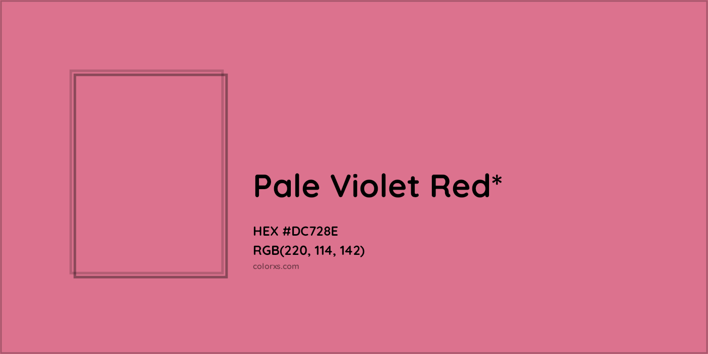 HEX #DC728E Color Name, Color Code, Palettes, Similar Paints, Images