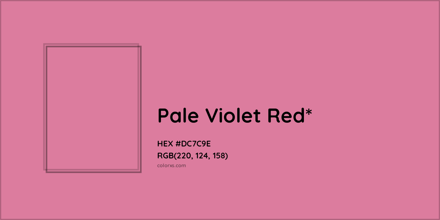 HEX #DC7C9E Color Name, Color Code, Palettes, Similar Paints, Images