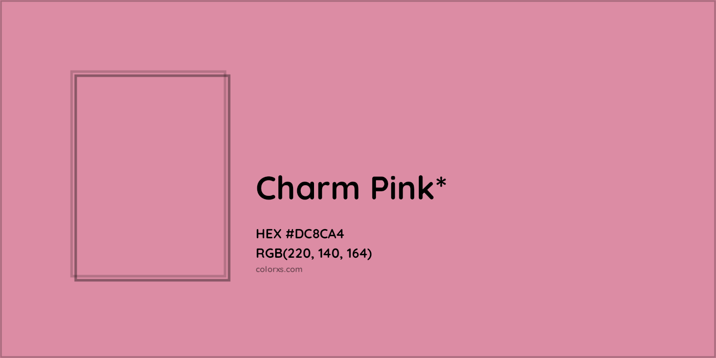HEX #DC8CA4 Color Name, Color Code, Palettes, Similar Paints, Images
