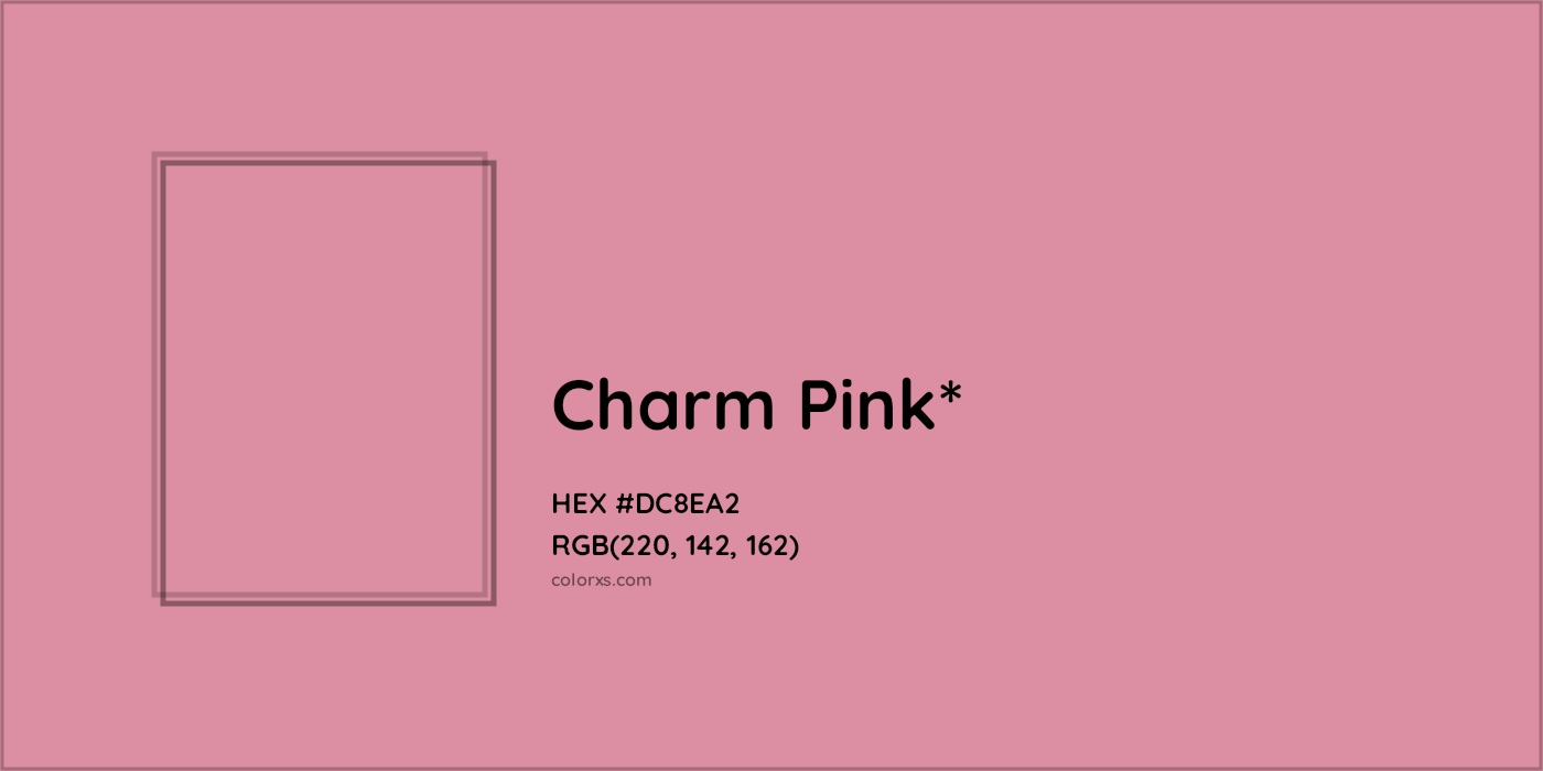 HEX #DC8EA2 Color Name, Color Code, Palettes, Similar Paints, Images