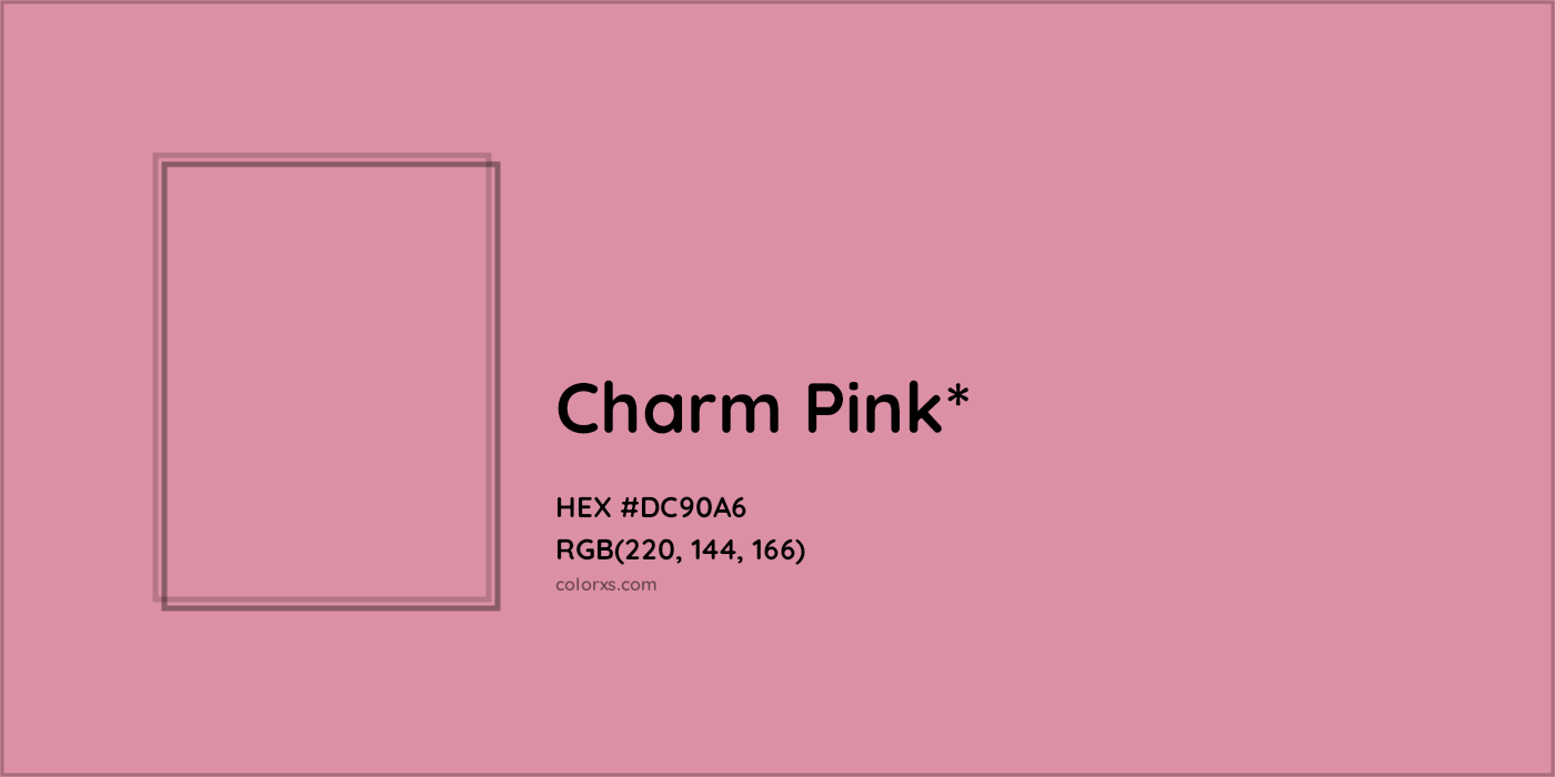 HEX #DC90A6 Color Name, Color Code, Palettes, Similar Paints, Images