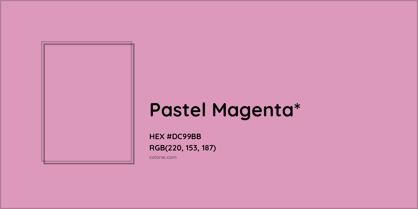 HEX #DC99BB Color Name, Color Code, Palettes, Similar Paints, Images