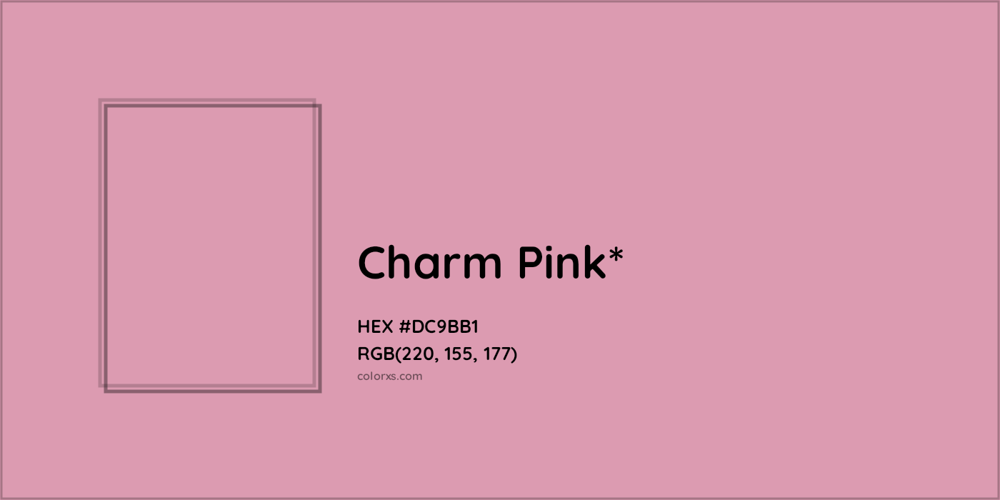 HEX #DC9BB1 Color Name, Color Code, Palettes, Similar Paints, Images