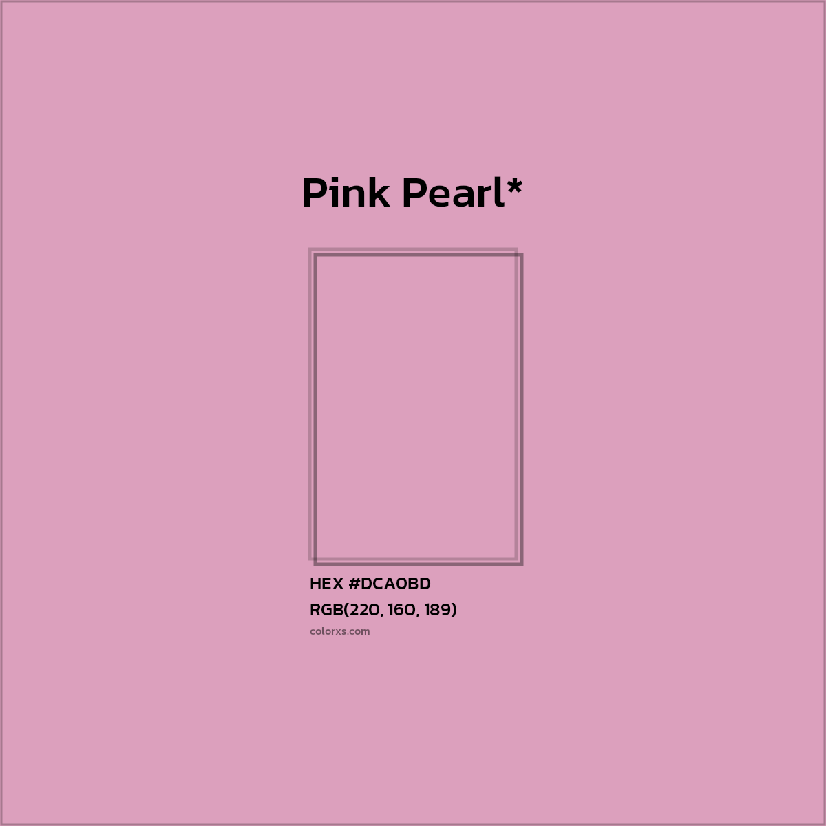 HEX #DCA0BD Color Name, Color Code, Palettes, Similar Paints, Images