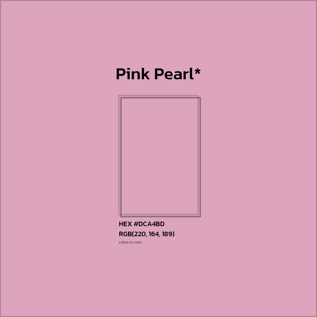 HEX #DCA4BD Color Name, Color Code, Palettes, Similar Paints, Images