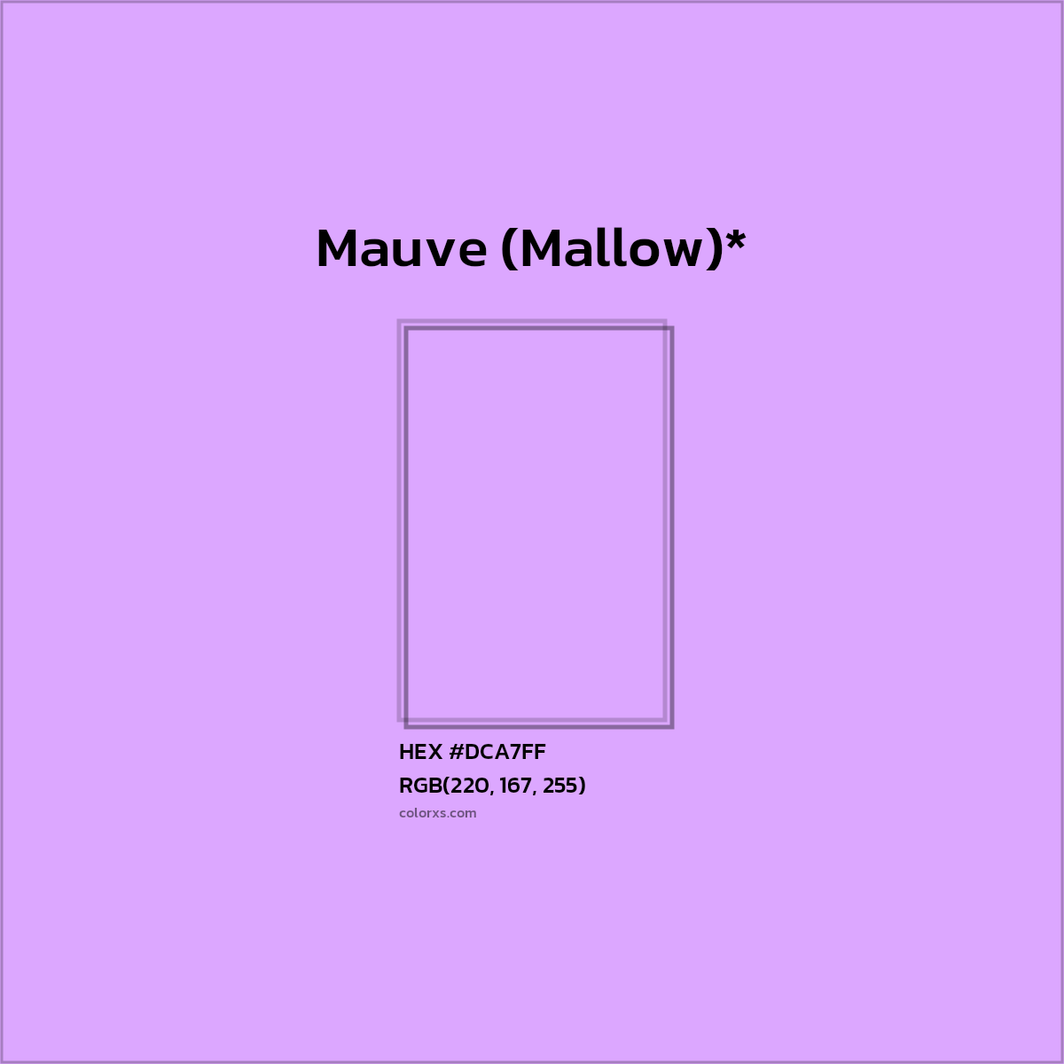 HEX #DCA7FF Color Name, Color Code, Palettes, Similar Paints, Images