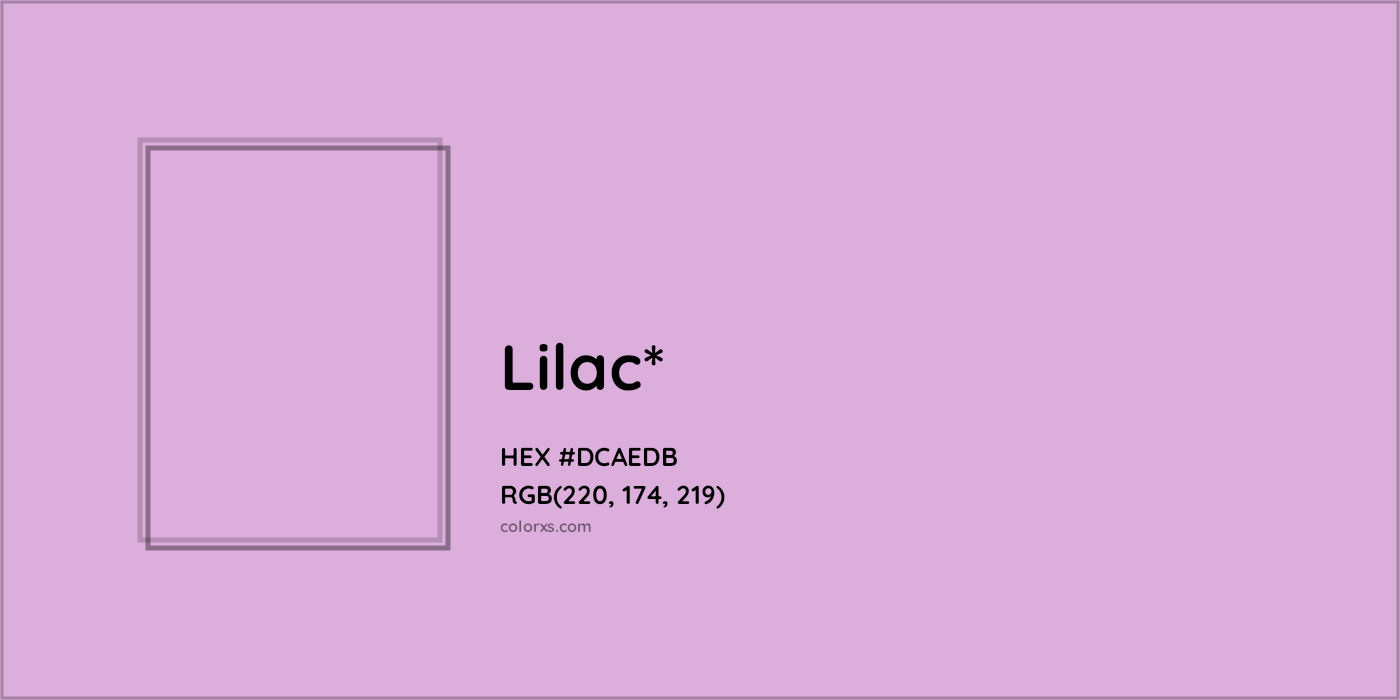 HEX #DCAEDB Color Name, Color Code, Palettes, Similar Paints, Images