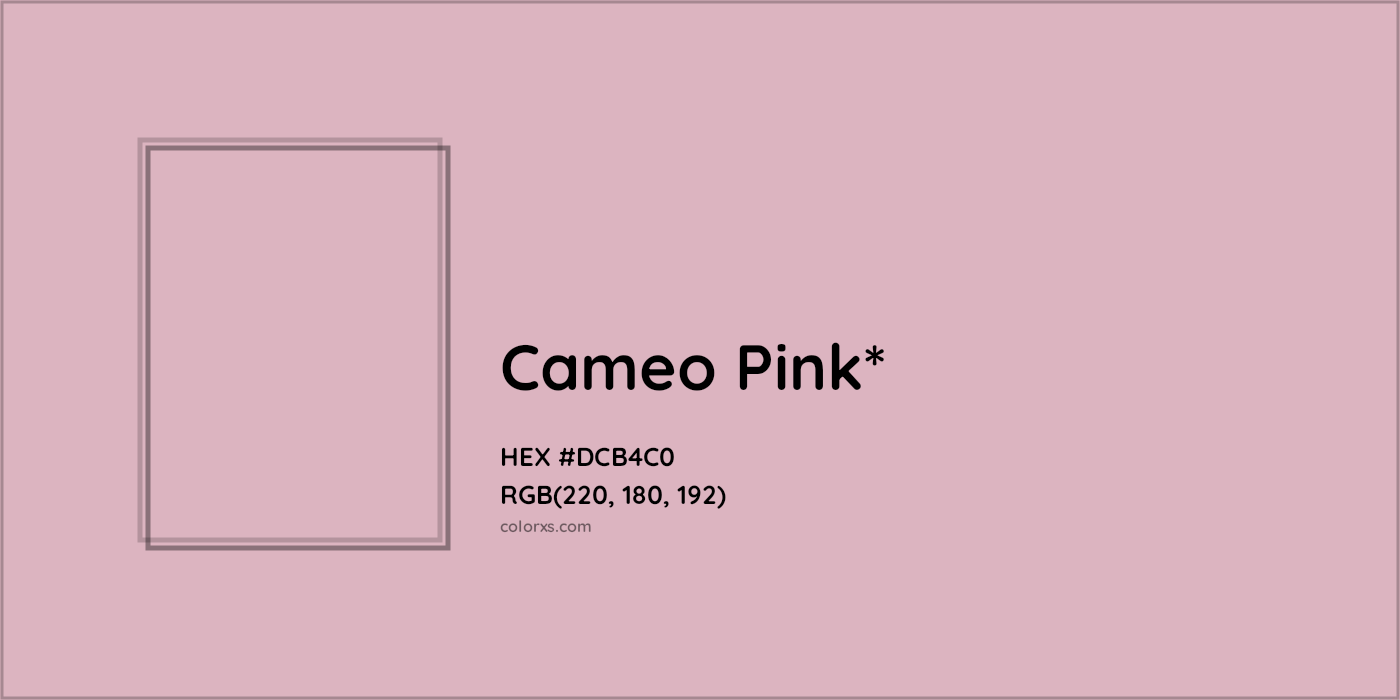 HEX #DCB4C0 Color Name, Color Code, Palettes, Similar Paints, Images