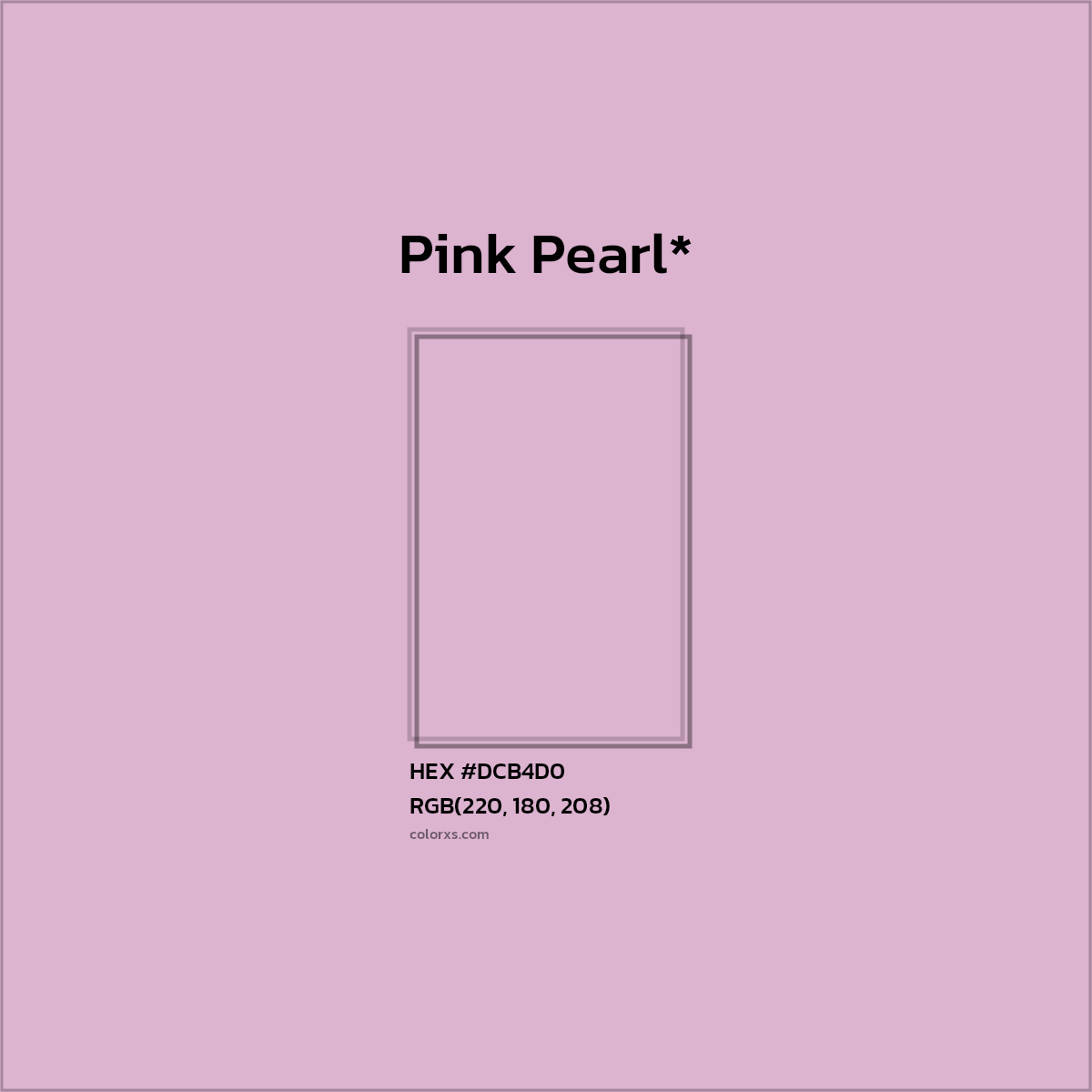 HEX #DCB4D0 Color Name, Color Code, Palettes, Similar Paints, Images