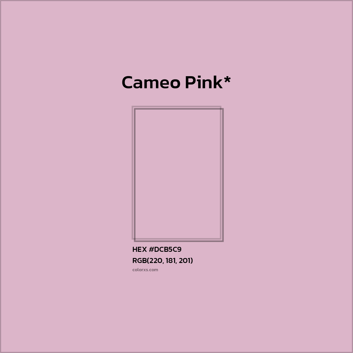 HEX #DCB5C9 Color Name, Color Code, Palettes, Similar Paints, Images