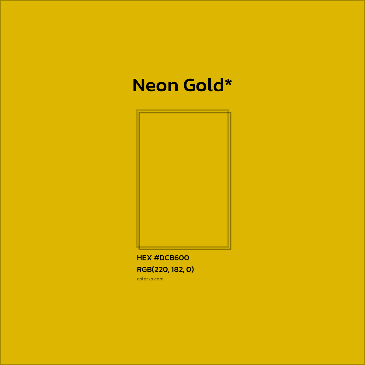 HEX #DCB600 Color Name, Color Code, Palettes, Similar Paints, Images