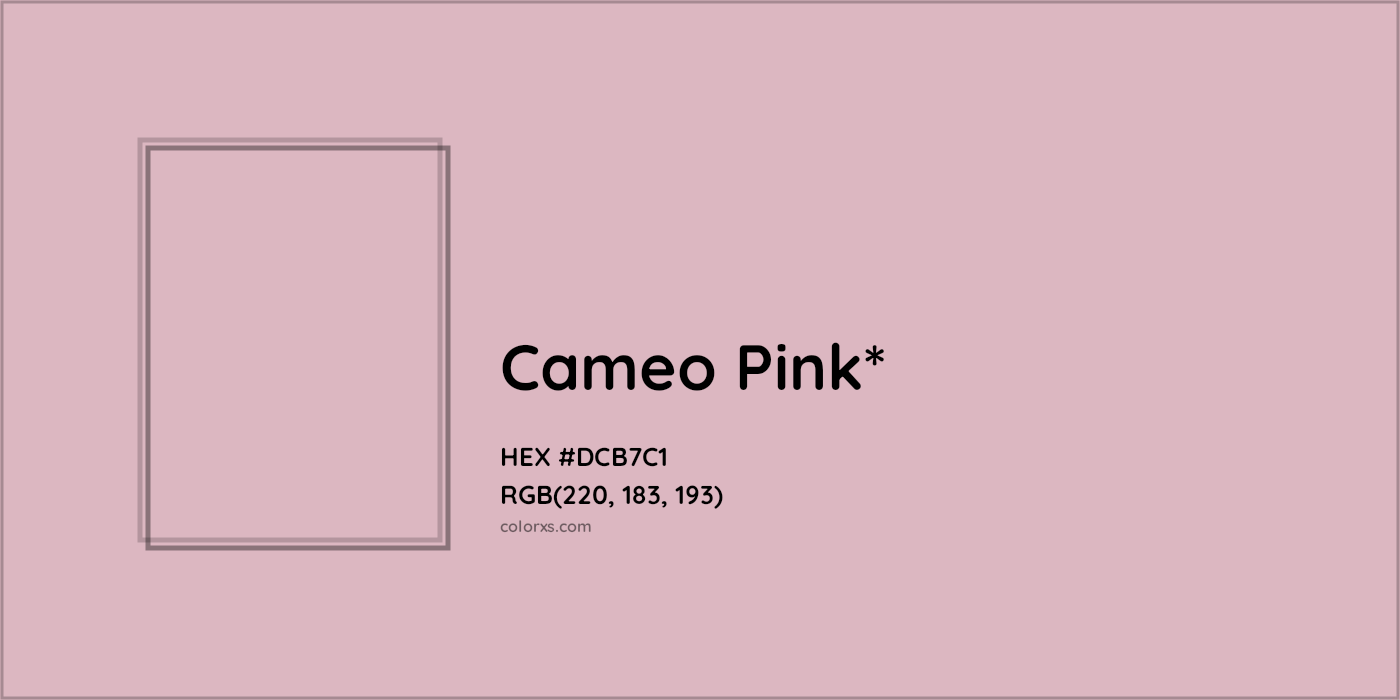 HEX #DCB7C1 Color Name, Color Code, Palettes, Similar Paints, Images