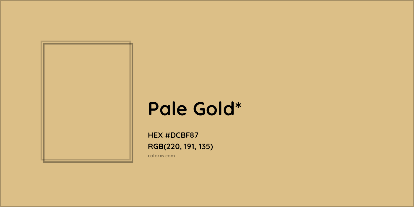 HEX #DCBF87 Color Name, Color Code, Palettes, Similar Paints, Images