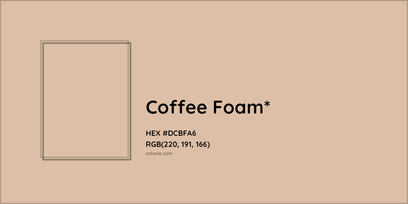 HEX #DCBFA6 Color Name, Color Code, Palettes, Similar Paints, Images