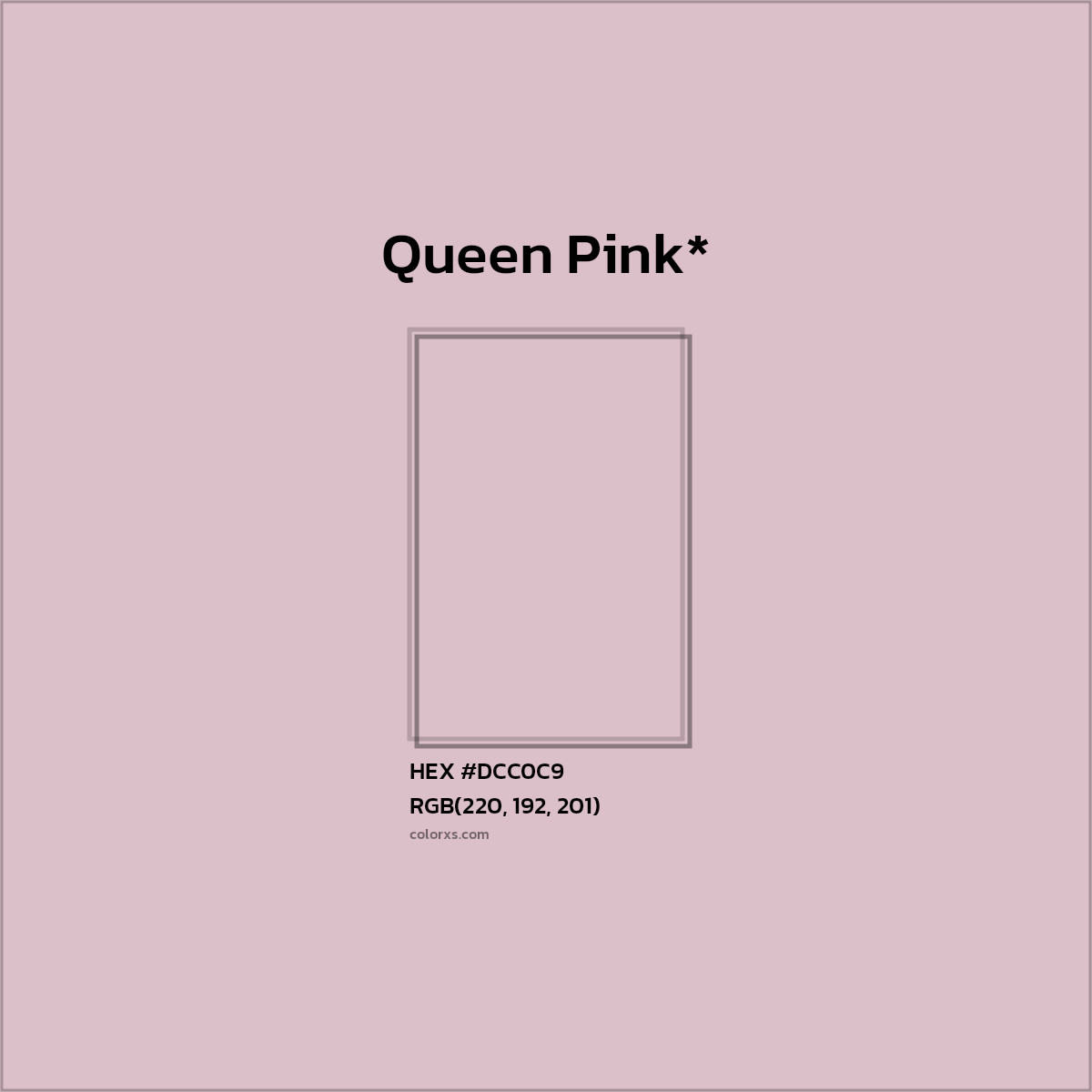 HEX #DCC0C9 Color Name, Color Code, Palettes, Similar Paints, Images