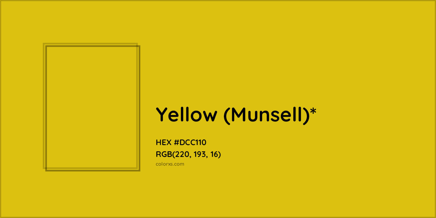 HEX #DCC110 Color Name, Color Code, Palettes, Similar Paints, Images