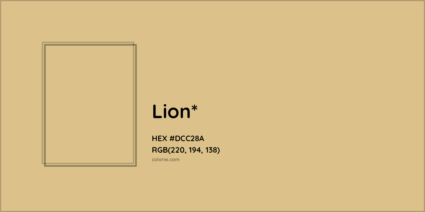 HEX #DCC28A Color Name, Color Code, Palettes, Similar Paints, Images