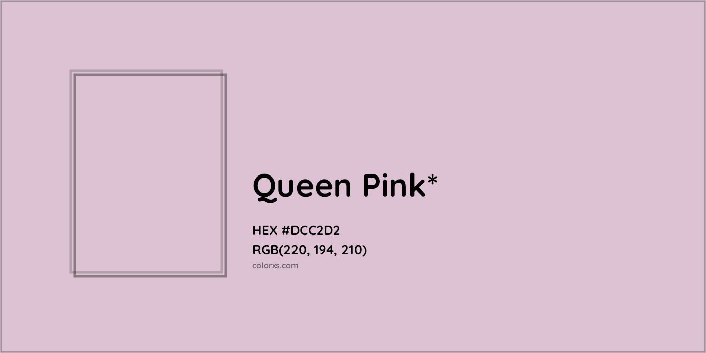 HEX #DCC2D2 Color Name, Color Code, Palettes, Similar Paints, Images