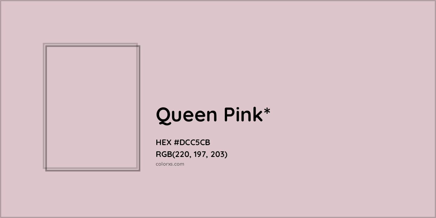 HEX #DCC5CB Color Name, Color Code, Palettes, Similar Paints, Images