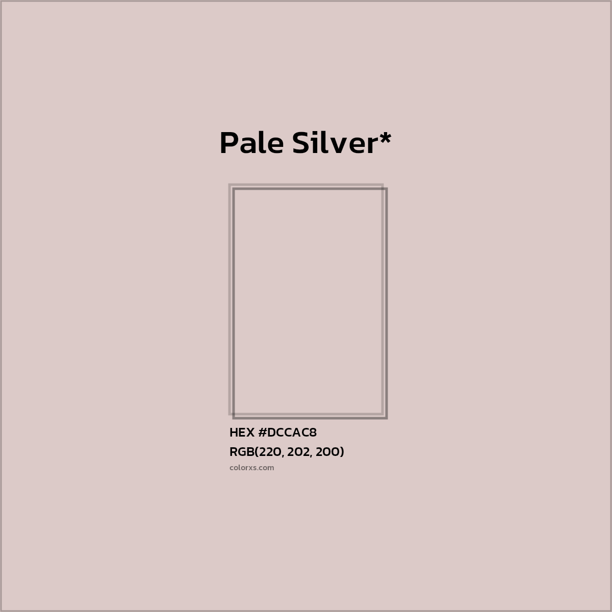 HEX #DCCAC8 Color Name, Color Code, Palettes, Similar Paints, Images