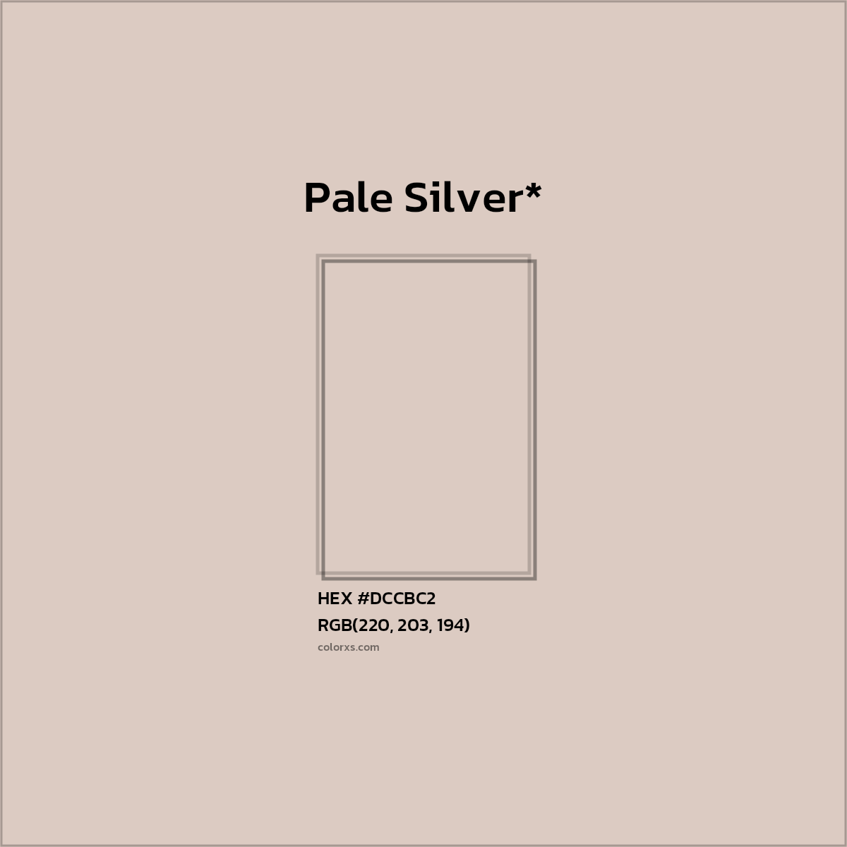 HEX #DCCBC2 Color Name, Color Code, Palettes, Similar Paints, Images