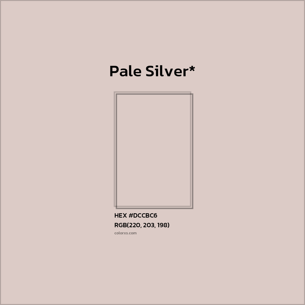 HEX #DCCBC6 Color Name, Color Code, Palettes, Similar Paints, Images