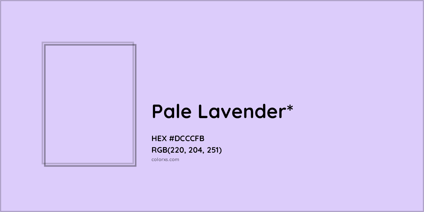 HEX #DCCCFB Color Name, Color Code, Palettes, Similar Paints, Images