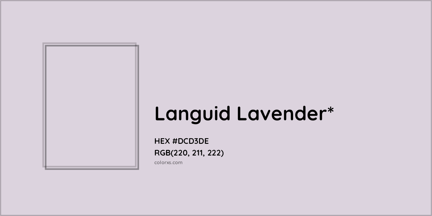 HEX #DCD3DE Color Name, Color Code, Palettes, Similar Paints, Images