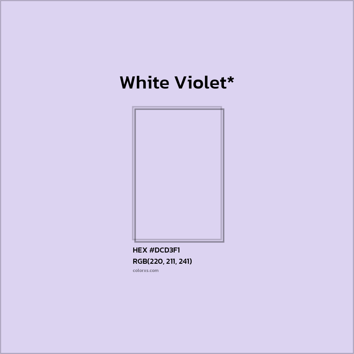 HEX #DCD3F1 Color Name, Color Code, Palettes, Similar Paints, Images
